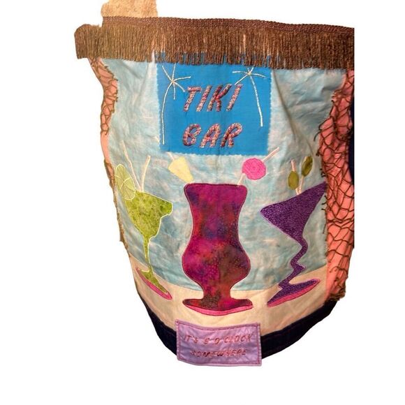 Channel Your Inner Island Soul: Custom 5 o'Clock Somewhere Tiki Jacket (M) - Picture 1 of 14